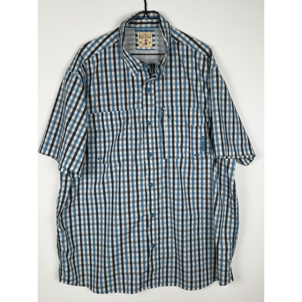 Men's 2X‎ Redhead Fishing Shirt Vented - Hiking Work Shirt Performance Bass Pro